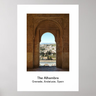 Poster - De Alhambra Granada, Andalusië, Spanje