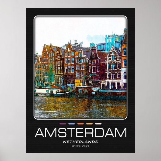 Poster de Amsterdam City (Devant)