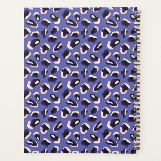 Poster de animal Abstrait violet (Dos)