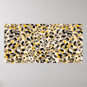 Poster de animal, arrière - plan de texture léopar (Devant)