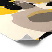 Poster de animal, arrière - plan de texture léopar (Coin)