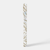Poster de animal beige monogramme (Côté gauche)