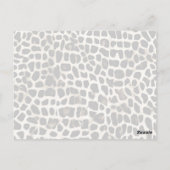 Poster de animal - Carte postale (Dos)