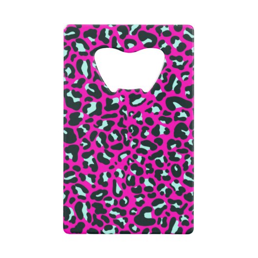 Poster de animal de Cheetah Leopard rose moderne (Devant)