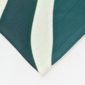 Poster de animal de couverture Turquoise vert Zebr (Coin)