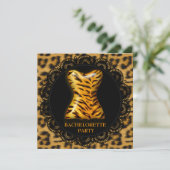 POSTER DE ANIMAL DE LACE MODERNE INVITATION DU PAR (Debout devant)