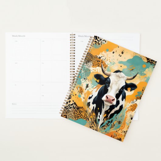 Poster de animal de vache personnalisé (Devant avec enveloppe)