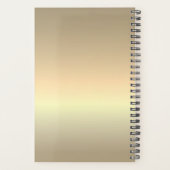 Poster de animal d'or Monogramme moderne (Dos)