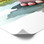 Poster de animal Hippo bébé mignon (Coin)