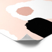 Poster de animal Léopard Abstrait moderne (Coin)