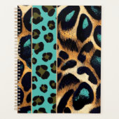 POSTER DE ANIMAL LEOPARD - Carnet, planificateur (Devant)