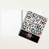 Poster de animal Leopard Chic Monogramme 2026 (Devant avec enveloppe)