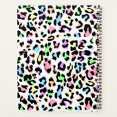 Poster de animal Leopard Chic Monogramme 2026 (Dos)
