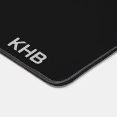 Poster de animal léopard gris - Monogramme (Coin)