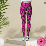 Poster de animal léopard rose chaud<br><div class="desc">Hot Pink Animal empreinte de léopard Leggings sont un choix audacieux et à la mode avec un arrière - plan vert vif et un motif empreinte de léopard complexe. La combinaison unique de l'étonnante couleur Shocking Pink et de l'empreinte de léopard classique crée une fusion captivante d'esthétique moderne et animaliste....</div>