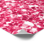 poster de animal leopard rose fleur à la mode (Coin)