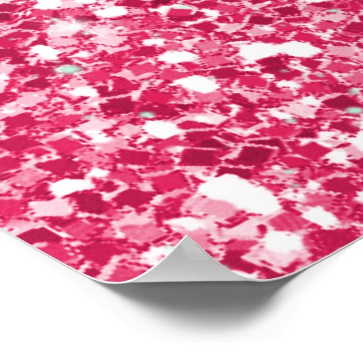 poster de animal leopard rose fleur à la mode (Coin)