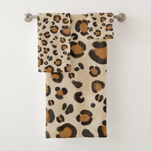 Poster de animal Leopard simple Tan Brown (En situation)