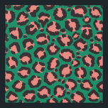 Poster de animal Léopard vert rose corail moderne<br><div class="desc">Cette motif moderne et branchée est parfaite pour la fashionista chic. Il est décoré d'un poster de animal safari dessiné à la main rose corail, noir et vert vif. C'est élégant, cool, artistique et unique. ***REMARQUE IMPORTANTE DE CONCEPTION : Pour toute demande de conception personnalisée comme les demandes de produit...</div>
