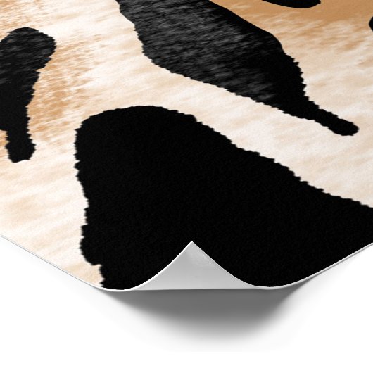 Poster de animal : Leopard Zebra Tiger (Coin)