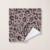 Poster de animal Mauve Blush Pink Cheetah Leopard (Gant de toilette)