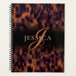 Poster de animal Motif Tortoise Shell Nom du monog<br><div class="desc">Libérez vos compétences organisationnelles avec style grâce à notre planificateur Monogramme Tortoise personnalisée. Ce somptueux planificateur, orné d'un motif classique en coquille de tortue et d'un monogramme poster de animal personnalisé, est conçu pour ajouter une touche d'élégance à votre planification quotidienne. Idéal pour les professionnels, les étudiants et tous ceux...</div>