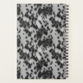 Poster de animal noir et blanc Faux Cowhire & Cuir (Dos)