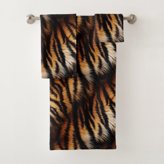 Poster de animal Orange Black Tiger Stripes (En situation)