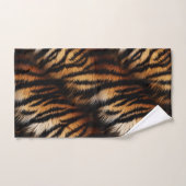 Poster de animal Orange Black Tiger Stripes (Serviette à main)