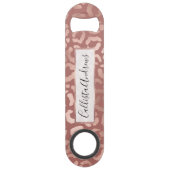 Poster de animal rose de léopard rose or Cheetah (Devant)