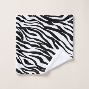 Poster de animal Safari Zebra noir et blanc