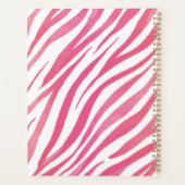 Poster de animal sauvage rose Zebra Stripes (Dos)