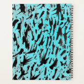 Poster de animal turquoise Abstrait (Dos)