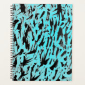Poster de animal turquoise Abstrait (Devant)