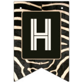 Poster de animal Zebra Anniversaire Bannière Bunth (Deuxième drapeau)