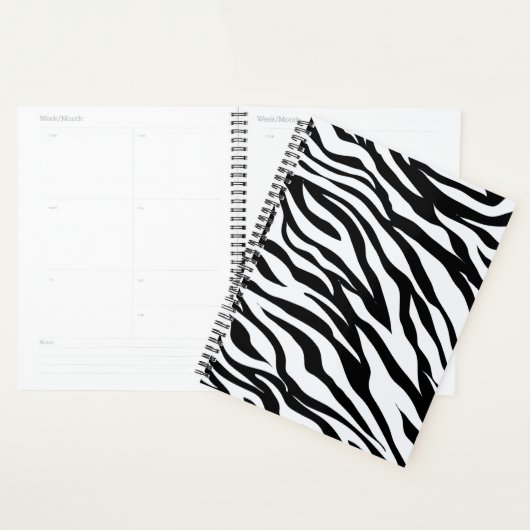Poster de animal Zebra noir et blanc (Devant avec enveloppe)
