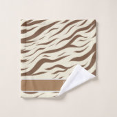 Poster de animal, zèbre Afrique imprimer faune (Gant de toilette)