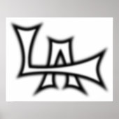 Poster de B&W Los Angeles (Devant)
