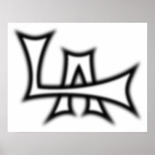 Poster de B&W Los Angeles (Devant)