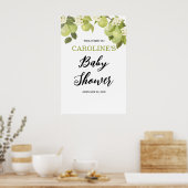 Poster de Baby shower de bienvenue de 20x3" Sweet (Cuisine)
