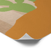 Poster de Baby shower de fille Llama Desert Cactus (Coin)