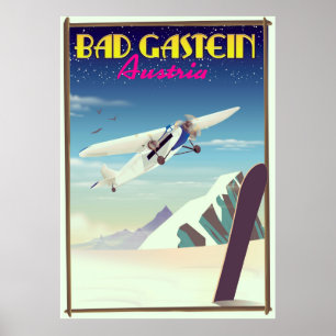 Poster de Bad Gastein Autriche