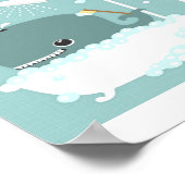 Poster de bain de bulle de baleine Imprimer (Coin)