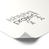 Poster de baiser - Illustration d'amour (Coin)