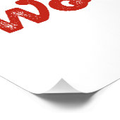 Poster de baiser Wor(l)d (Coin)