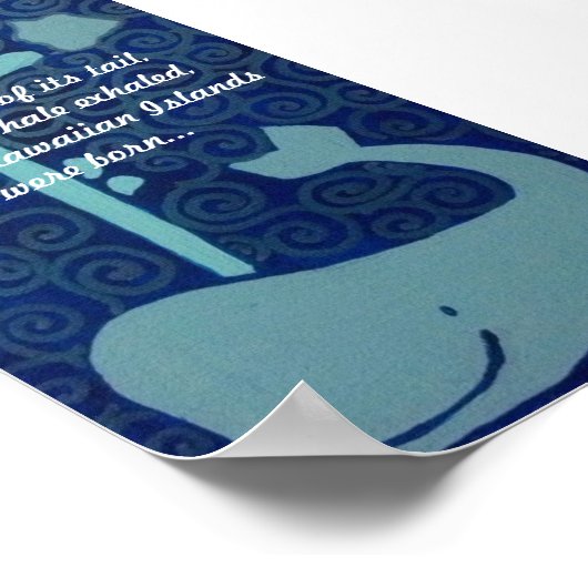 Poster de baleines hawaïennes (Coin)