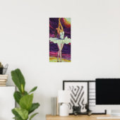 Poster de Ballerina Art Dancing (Bureau à domicile)
