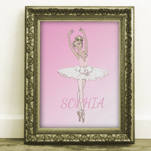 Poster de Ballerina Personal Pink Girls
