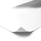 Poster de ballerine "Grace" - bleu (Coin)