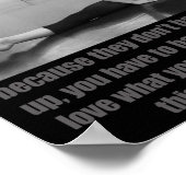 Poster de ballet inspirant Misty Copeland Citation (Coin)